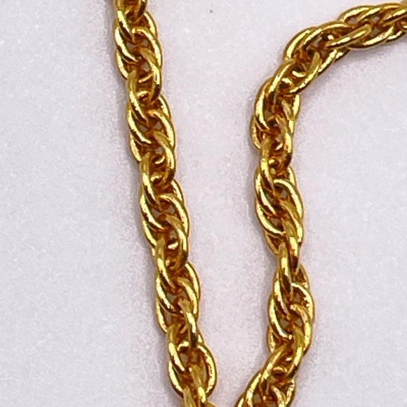 Nolan Miller Vintage Gold Tone Rhinestone Encrusted Disco Ball Necklace - Picture 9 of 9
